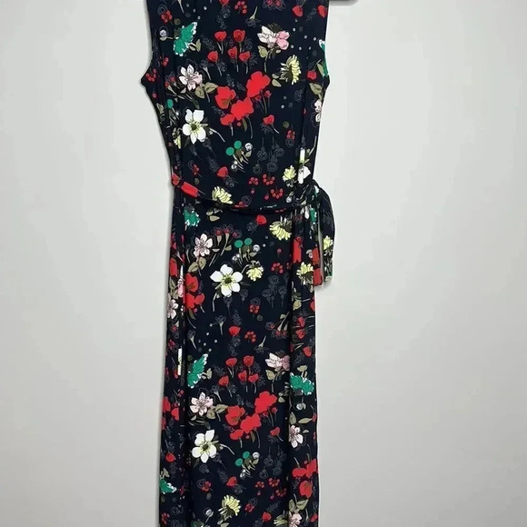 Tommy Hilfiger Blue Floral Sleeveless Button Down Dress - Picture 14 of 15